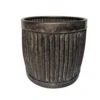Woodlodge 30cm Rustic Pewter Churn Planter -The Old Railway Line 5021346490541 913d0660 2965 415e 9c53 1723de223ee3
