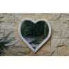 Woodlodge 52cm Wooden Solar Heart Mirror -The Old Railway Line 5021346491944