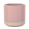 Woodlodge 38cm Pastel Pink Glazed Pot 2 Woodlodge 38cm Pastel Pink Glazed Pot -The Old Railway Line 5021346501872
