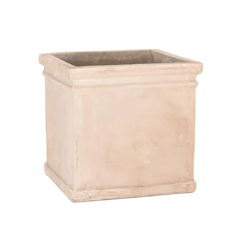 Woodlodge 37cm Chocolate Square Terracotta Pot 3 Woodlodge 37cm Chocolate Square Terracotta Pot