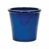 APTA 26cm Blue Saigon Glazed Cone Planter 2 APTA 26cm Blue Saigon Glazed Cone Planter -The Old Railway Line 5022413588192