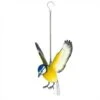 La Hacienda Hanging Metal Blue Tit In Flight -The Old Railway Line 5055025558611
