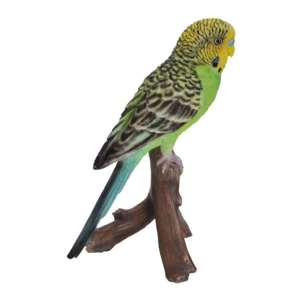 Vivid Arts 16cm Green Budgerigar Pet Pal - PP-BDG4-F 2 Vivid Arts 16cm Green Budgerigar Pet Pal - PP-BDG4-F