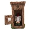 Vivid Arts 20cm Gnaughty Gnome In Outhouse -The Old Railway Line 5055195035370