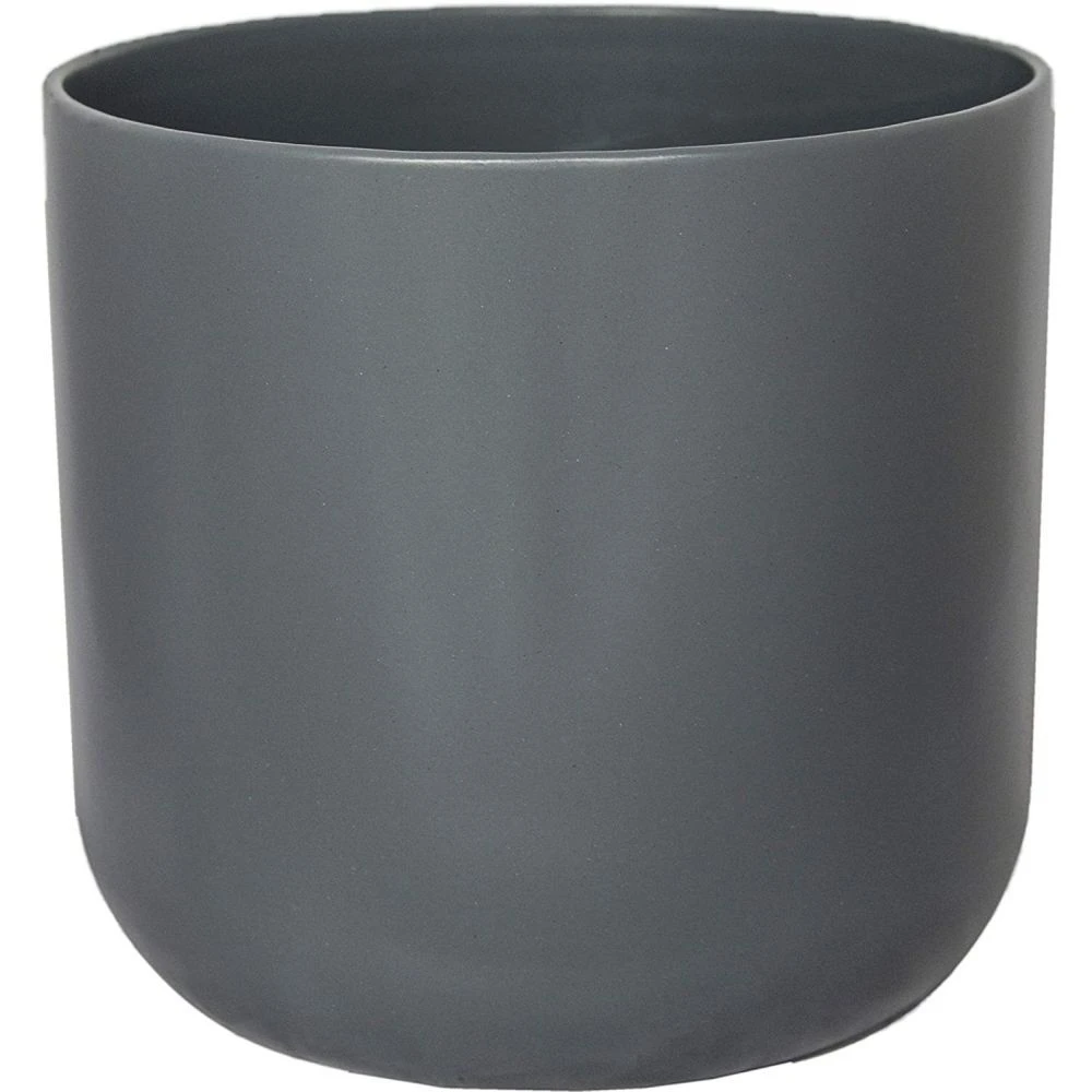 Ivyline 18.5cm Lisbon Charcoal Planter 3 Ivyline 18.5cm Lisbon Charcoal Planter
