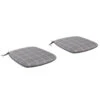 Kettler Cafe Roma Slate Checkered Seat Pads (1 Pair) -The Old Railway Line 5057229187239