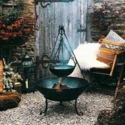 Kadai 70cm Tula Firepit W/ Low Stand -The Old Railway Line 5060345973594 3