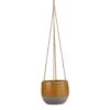 Edelman 13.5cm Ochre Resa Hanging Houseplant Pot 2 Edelman 13.5cm Ochre Resa Hanging Houseplant Pot -The Old Railway Line 8718861769548